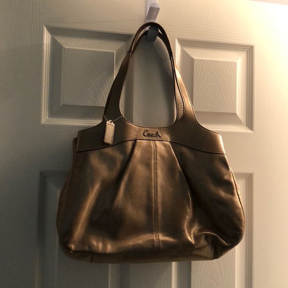 Coach golden tote bag - Picture 6 of 6